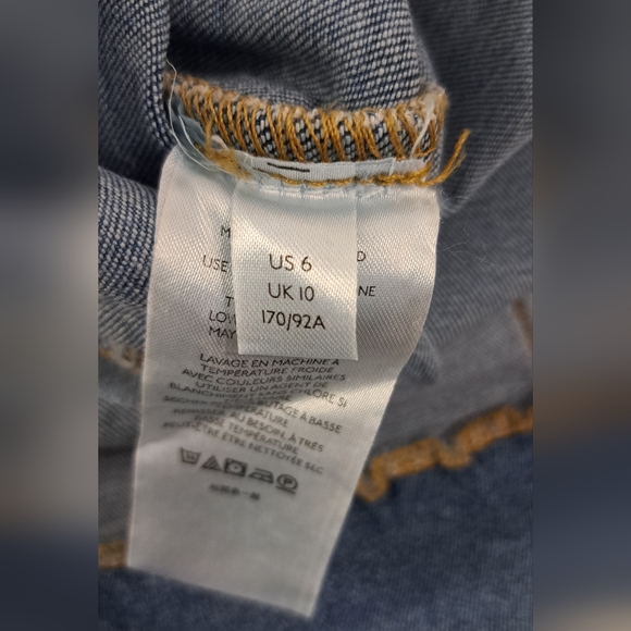 Free People Womens Something Sweet Denim Dress Mini Stretch Lace Up V Neck 6 - Picture 13 of 16